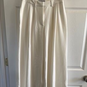 Forever 21 Cream Wide Leg Pants
